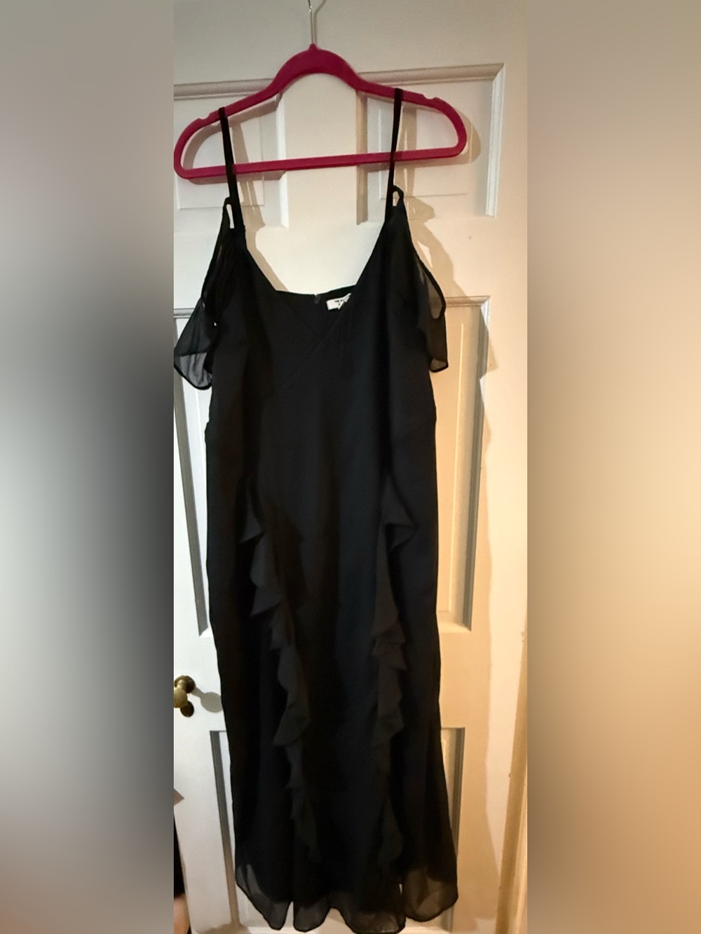 The Occasion by Old Navy Ruffle Chiffon Maxi Dress